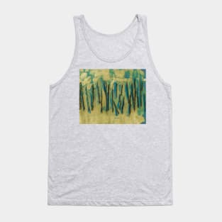 Golden abstract Tank Top